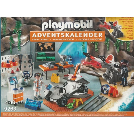 PLAYMOBIL CALENDARIO DELL'AVVENTO 9263 TOP AGENTS