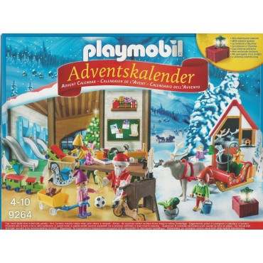 PLAYMOBIL CALENDARIO DELL'AVVENTO 9264 IL LABORATORIO DI BABBO NATALE