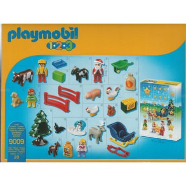 PLAYMOBIL CALENDARIO DELL'AVVENTO 9009 1-2-3 NATALE IN FATTORIA