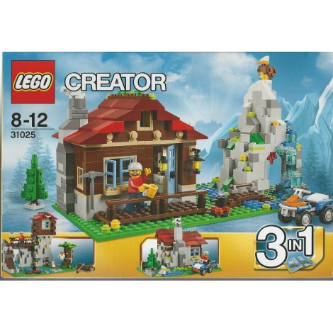 LEGO CREATOR 31025 BAITA DI MONTAGNA 3 IN 1