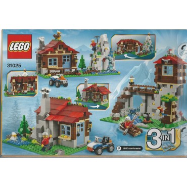 LEGO CREATOR 31025 BAITA DI MONTAGNA 3 IN 1