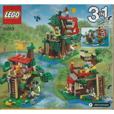 LEGO CREATOR 31053 AVVENTURE SULLA CASA SULL'ALBERO 3 IN 1