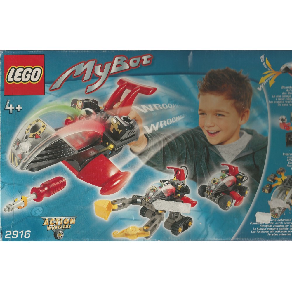 LEGO ACTION WHEELER 2916 MY BOT incl interactive LCD DISPLAY & SPECIAL BRICKS