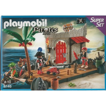 PLAYMOBIL PIRATES 6146 SUPER SET PIRATE FORT