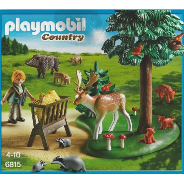 PLAYMOBIL COUNTRY 6815 GUARDIABOSCHI CON ANIMALI