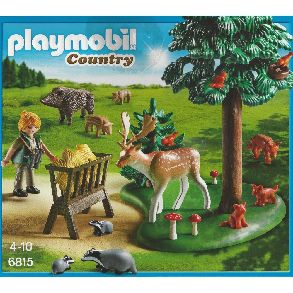 PLAYMOBIL COUNTRY 6815 GUARDIABOSCHI CON ANIMALI