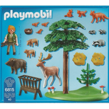 PLAYMOBIL COUNTRY 6815 GUARDIABOSCHI CON ANIMALI