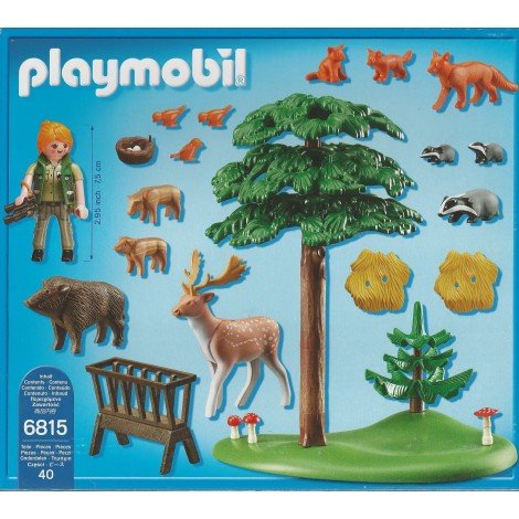 PLAYMOBIL COUNTRY 6815 GUARDIABOSCHI CON ANIMALI