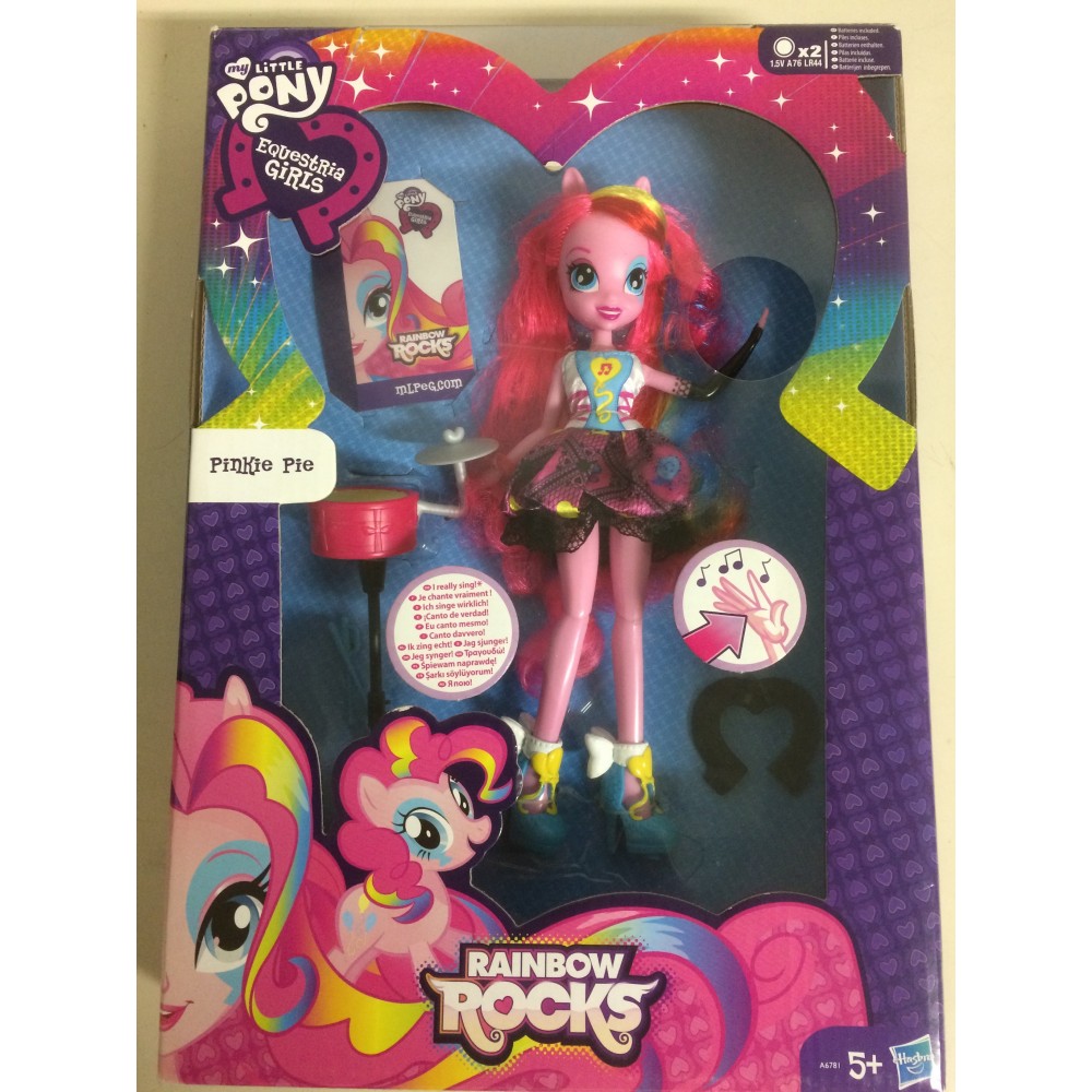 MY LITTLE PONY EQUESTRIA GIRLS Singing PINKIE PIE  Doll with Accessories Hasbro A6781