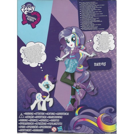 MY LITTLE PONY EQUESTRIA GIRLS RARITY DOLL AND PONY SET and accesories Hasbro A6776