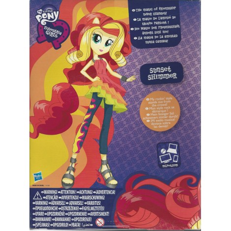 MY LITTLE PONY EQUESTRIA GIRLS SUNSET SHIMMER and accesories Hasbro A9248
