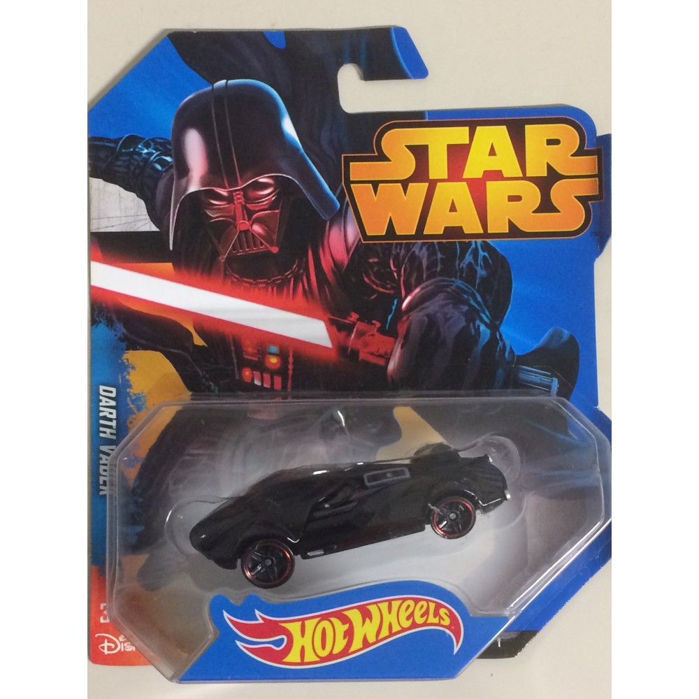 HOT WHEELS - STAR WARS  CHARACTER CAR DARTH VADER single vehicle package CGW36-0511