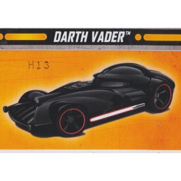 HOT WHEELS - STAR WARS  CHARACTER CAR DARTH VADER single vehicle package CGW36-0511