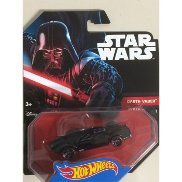 HOT WHEELS - STAR WARS  CHARACTER CAR DARTH VADER single vehicle package CGW36-0517