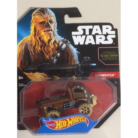 HOT WHEELS - STAR WARS  CHARACTER CAR CHEWBACCA single vehicle package CGW39-0517