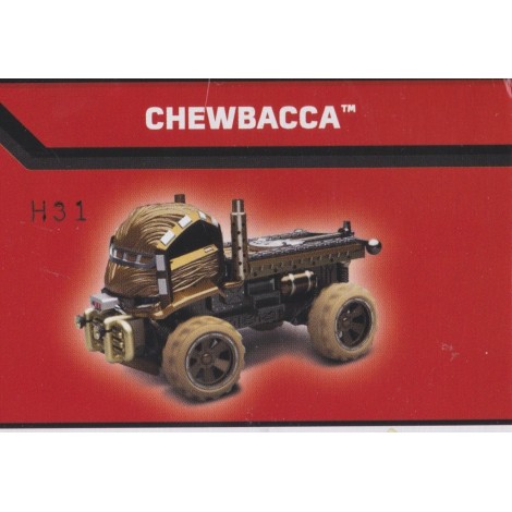 HOT WHEELS - STAR WARS  CHARACTER CAR CHEWBACCA single vehicle package CGW39-0517