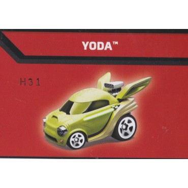 HOT WHEELS - STAR WARS  CHARACTER CAR YODA single vehicle package CGW40-0517