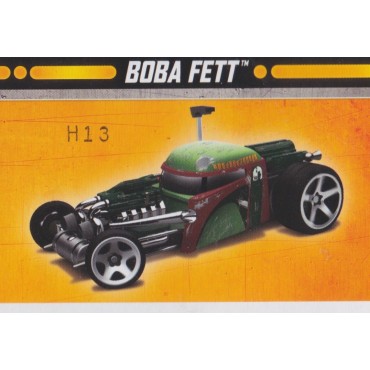 HOT WHEELS - STAR WARS  CHARACTER CAR BOBA FETT single vehicle package CGW42-0511