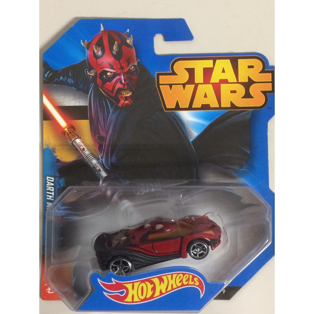 HOT WHEELS - STAR WARS  CHARACTER CAR DARTH MAUL single vehicle package CGW44-0511