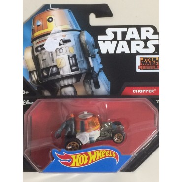 HOT WHEELS - STAR WARS  CHARACTER CAR CHOPPER single vehicle package DTB11-0517