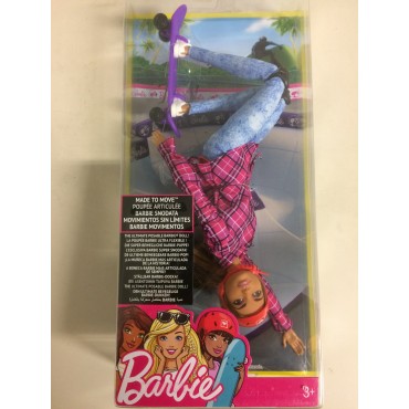 BARBIE SNODATA SKATEBOARDER mattel DVF 70