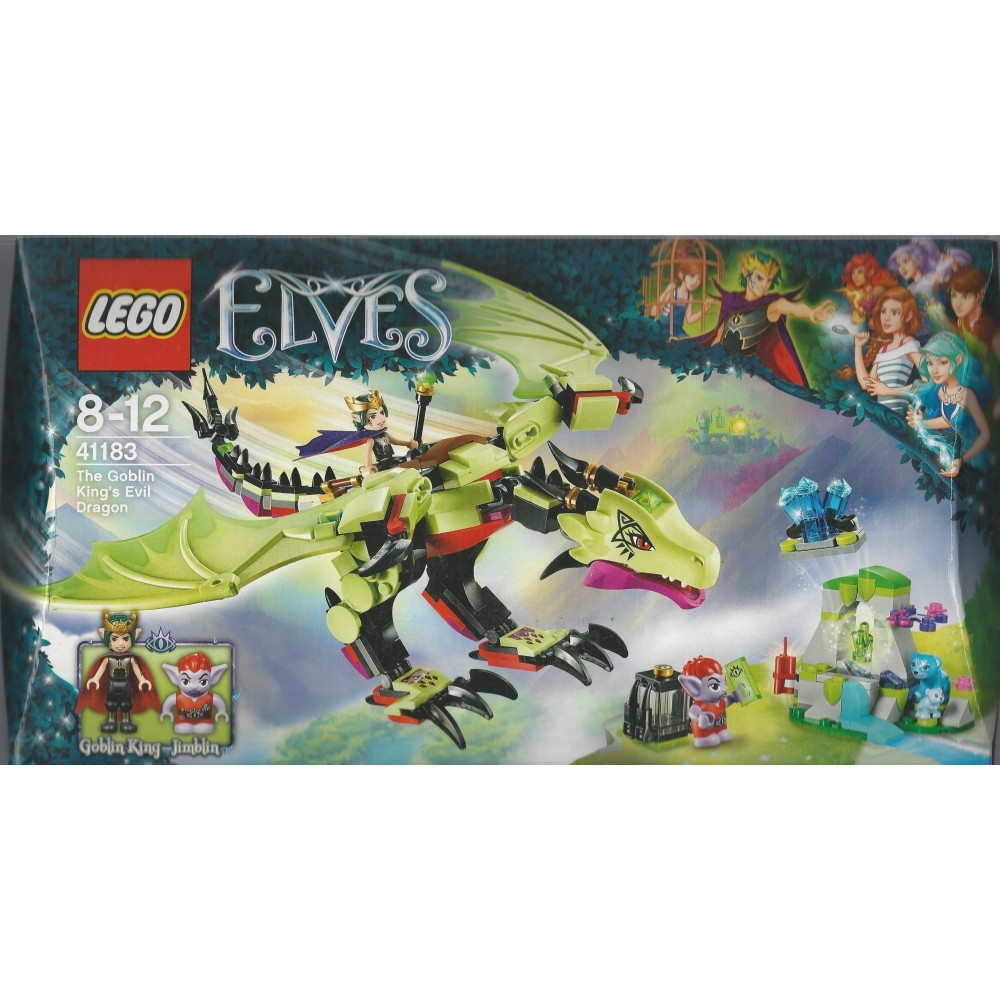 LEGO ELVES 41183 IL DRAGO MALVAGIO DEL RE GOBLIN