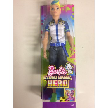 BARBIE VIDEOGAME HERO KEN DOLL Mattel DTW 09