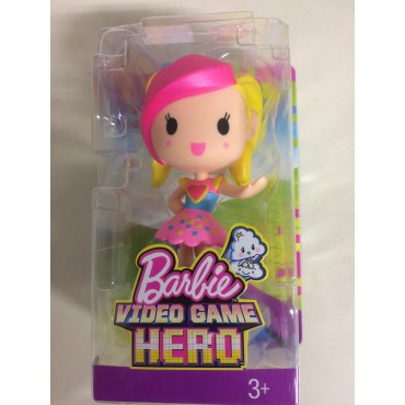 BARBIE VIDEOGAME HERO JUNIOR DOLL YELLOW & PINK HAIR Mattel DTW 14