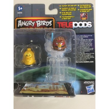 STAR WARS ANGRY BIRDS TELEPODS C3 PO - ANAKIN PADAWAN  TELEPODS 2 FIGURES  SET  Hasbro A6058