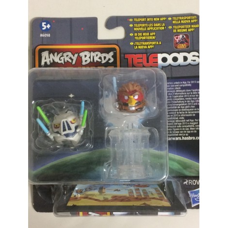 STAR WARS ANGRY BIRDS TELEPODS GENERAL GRIEVOUS - ANAKIN PADAWAN TELEPODS 2 FIGURES  SET  Hasbro A6058