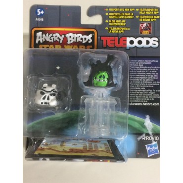 STAR WARS ANGRY BIRDS TELEPODS STORMTROOPER - EMPEROR PALPATINE TELEPODS 2 FIGURES  SET  Hasbro A6058