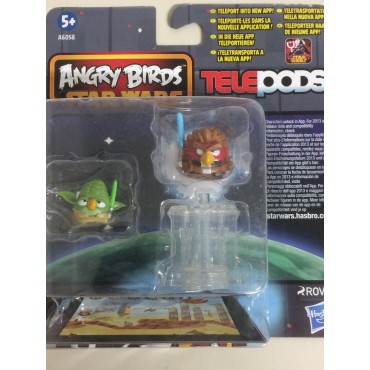 STAR WARS ANGRY BIRDS TELEPODS YODA - ANAKIN PADAWAN TELEPODS 2 FIGURES  SET  Hasbro A6058