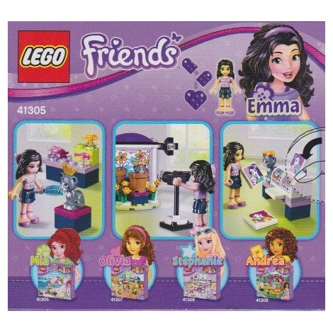 LEGO FRIENDS 41305 EMMA'S PHOTO STUDIO
