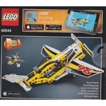 LEGO TECHNIC 42044 DISPLAY TEAM JET