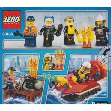 LEGO CITY 60106 STARTER SET POMPIERI