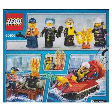 LEGO CITY 60106 FIRE STARTER SET