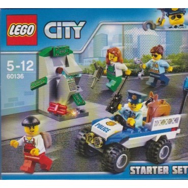 LEGO CITY 60136 STARTER SET DELLA POLIZIA