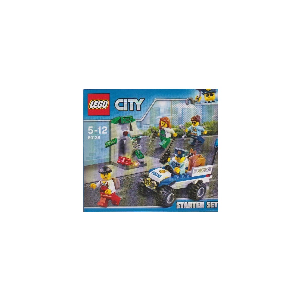 LEGO CITY 60136 STARTER SET DELLA POLIZIA