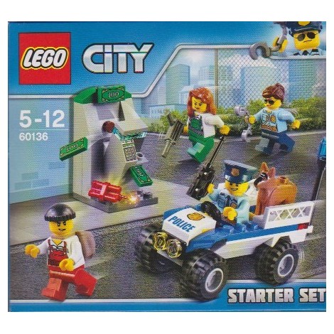 LEGO CITY 60136 STARTER SET DELLA POLIZIA