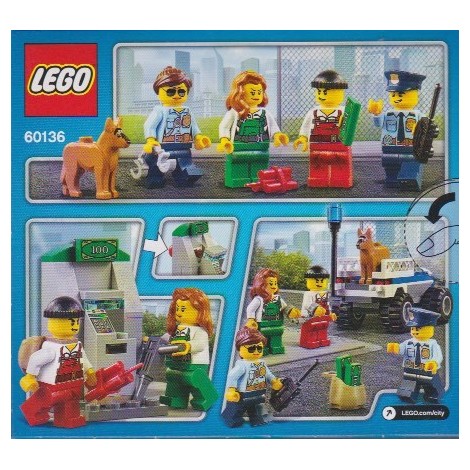 LEGO CITY 60136 STARTER SET DELLA POLIZIA