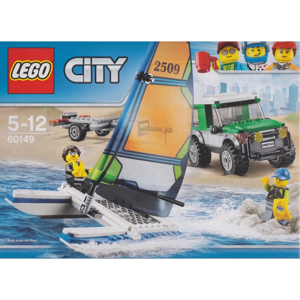 LEGO CITY 60149 PICK UP 4X4 CON CATAMARANO