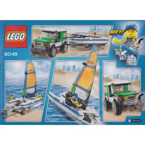 LEGO CITY 60149 PICK UP 4X4 CON CATAMARANO