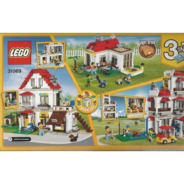 LEGO CREATOR 31069 VILLETTA FAMILIARE MODULABILE 3 IN 1
