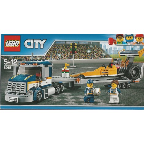 LEGO CITY 60151 TRASPORTATORE DI DRAGSTER
