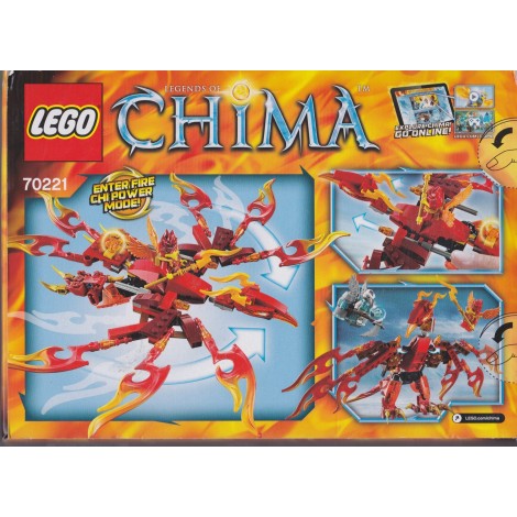 LEGO LEGENDS OF CHIMA 70221  FLINX'S ULTIMATE PHOENIX