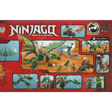 LEGO NINJAGO 70593 THE GREEN NRG DRAGON