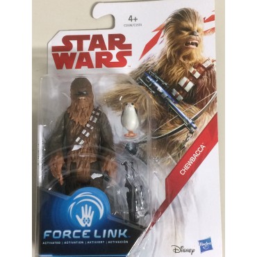 STAR WARS ACTION FIGURE  3.75 " - 9 cm CHEWBACCA  Hasbro c1536 FORCE LINK