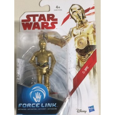 STAR WARS ACTION FIGURE  3.75 " - 9 cm C-3PO Hasbro c1537 FORCE LINK