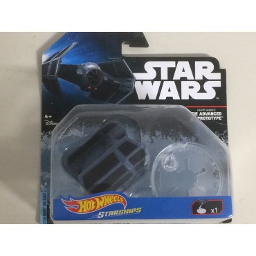 HOT WHEELS STAR WARS STARSHIP DARTH VADER'S TIE ADVANCED X1 PROTOTYPE Mattel DXX56