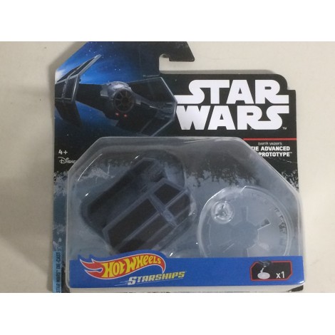 HOT WHEELS STAR WARS STARSHIP DARTH VADER'S TIE ADVANCED X1 PROTOTYPE Mattel DXX56